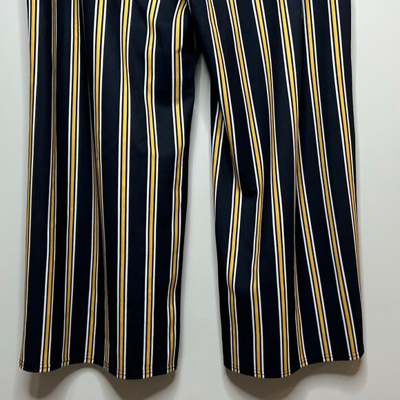 Mod X Striped Flowy Pants Size 1X Elastic Waist - Picture 6 of 8